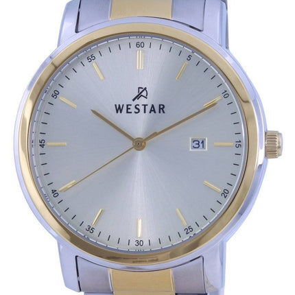 Montre Homme Westar Silver Dial Two Tone Acier Inoxydable Quartz 50243 CBN 102