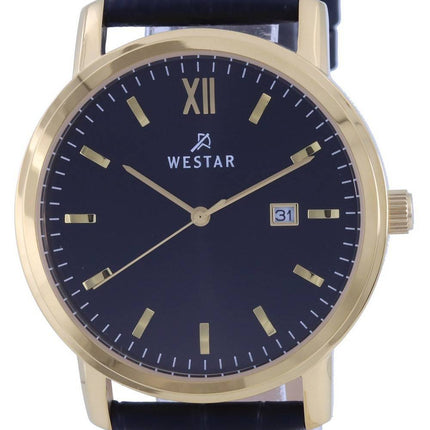 Montre pour homme Westar cadran noir en acier inoxydable ton or 50244 GPN 103 en acier inoxydable
