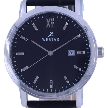 Montre Homme Westar Cadran Noir Bracelet Cuir Quartz 50244 STN 103