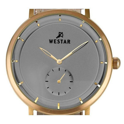 Montre pour homme Westar Profile avec bracelet en cuir et cadran gris 50246BZZ186