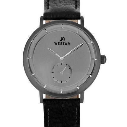 Montre pour homme Westar Profile avec bracelet en cuir et cadran gris 50246GGN106
