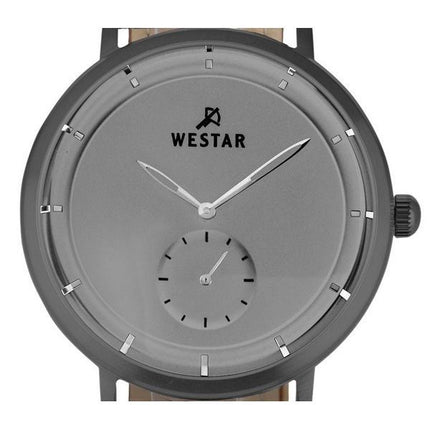 Montre pour homme Westar Profile avec bracelet en cuir et cadran gris 50246GGN106