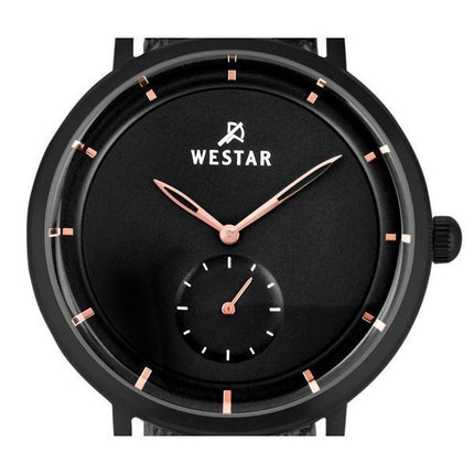 Montre pour homme Westar Profile en acier inoxydable avec cadran noir et quartz 50247BBN603