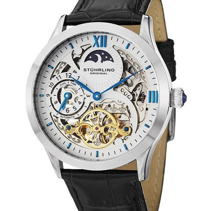Stührling Original réserve spéciale automatique Dual Time 571.33152 montre homme