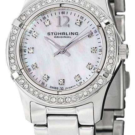 Montre Stührling Original Vogue Audrey Glimmer quartz suisse Swarovski 703B.01 femmes