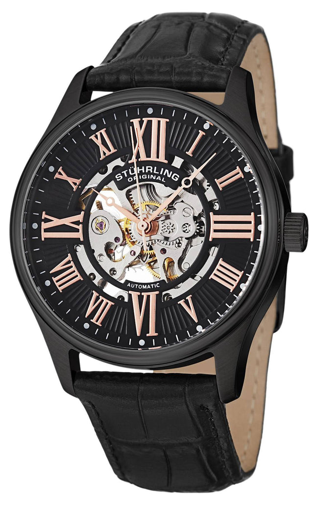 Stührling Original Atrium automatique squelette 747.03 montre homme