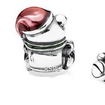 PANDORA 791391ENMX Breloque ours de Noël pour femme