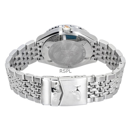 Montre homme Doxa SUB 200 Sharkhunter en acier inoxydable, cadran noir, automatique, étanche à 200 m, référence 799.10.101.10