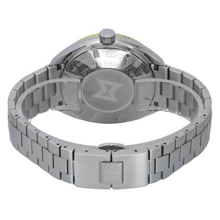 Montre pour homme Edox Hydro-Sub Date ChronometerÉdition limitée Cadran bleu Automatique Diver 80128 357JNM BUDD 300M