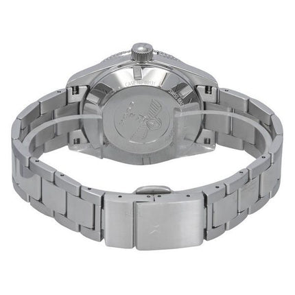 Montre pour homme Edox Skydiver 38 Date en acier inoxydable avec cadran noir automatique 801313NMNIB 300M fabriquée en Suisse