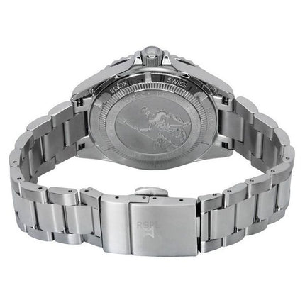 Montre de plongée automatique Edox Neptunian Grande Reserve à cadran bleu 80801 3BUM BUIN 300M pour homme