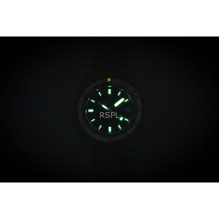 Montre de plongée automatique Doxa SUB 300T Sharkhunter en acier inoxydable, cadran noir, 840.10.101.10, 1 200 m, pour homme, avec bracelet supplémentaire