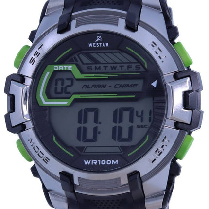 Montre pour homme Westar Digital Silicon Strap Quartz 85005 PTN 001 100M