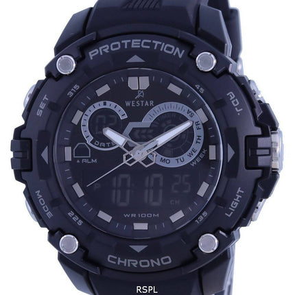 Montre Homme Westar Analogique NumÃ©rique Cadran Noir Quartz 85009 PTN 001 100M
