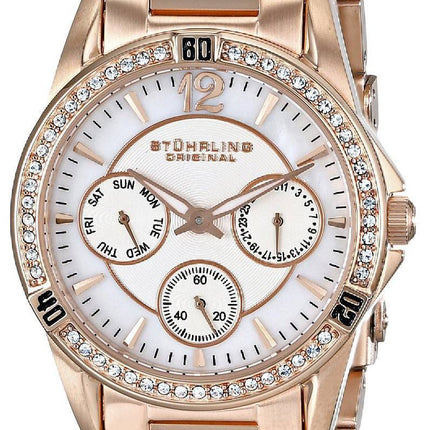 Montre Stührling Original Marina Quartz multifonction cristal Swarovski 914.04 Femmes