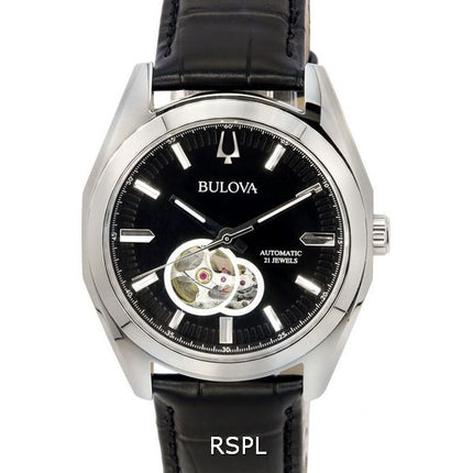 HORS Montre Homme Bulova Surveyor Cadran Coeur Ouvert Automatique 96A273