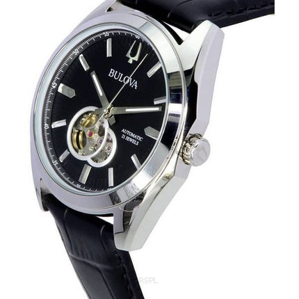 HORS Montre Homme Bulova Surveyor Cadran Coeur Ouvert Automatique 96A273