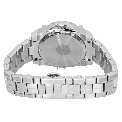 Montre Bulova Icon Precisionist pour homme, acier inoxydable, cadran noir, quartz, 96B417, 100 m