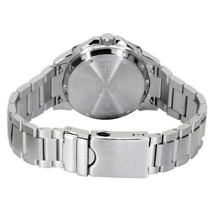 Montre de plongée à quartz 96B433 200M pour homme Bulova Marine Star Precisionist en acier inoxydable avec cadran bleu