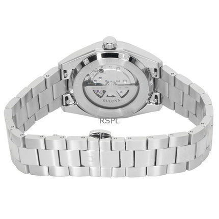 Montre homme Bulova Surveyor en acier inoxydable bleu automatique 96B436