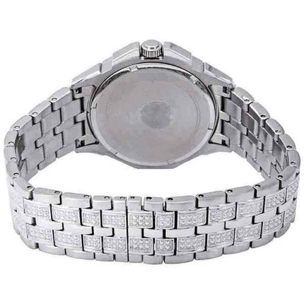 Montre pour homme Bulova Octava Crystal Accents, cadran multifonction argenté, quartz 96C134