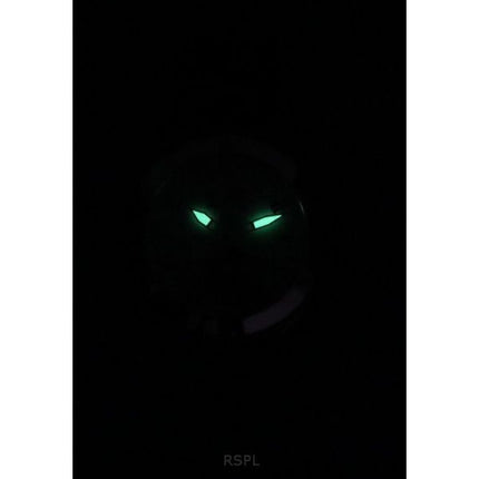 Montre pour femme Bulova Marine Star avec bracelet en silicone et cadran en nacre automatique 96L324 100M