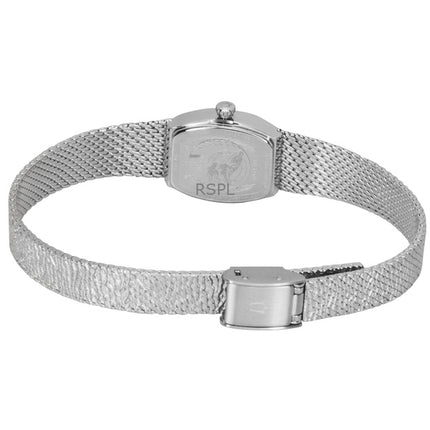 Montre femme Bulova Goddess of Time en acier inoxydable, cadran bleu, mouvement à quartz 96L343