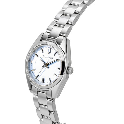 Montre femme Bulova Surveyor 96L345, cadran bleu clair, mouvement à quartz, acier inoxydable