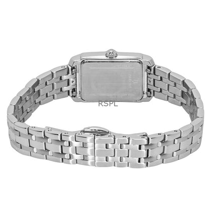 Montre femme Bulova Sutton Classic, acier inoxydable, diamants, cadran nacré, quartz, 96P244