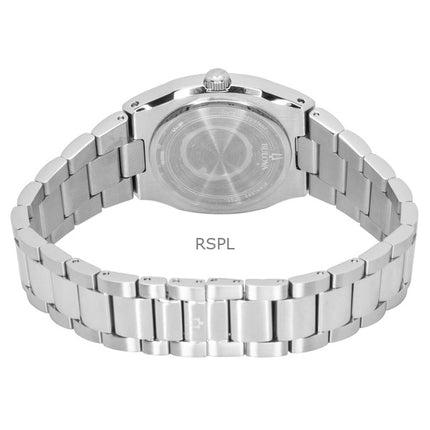 Montre femme Bulova Surveyor en acier inoxydable avec accents de diamants et cadran en nacre bleue (96R246)