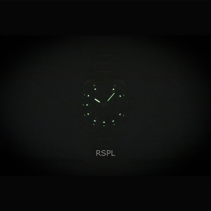 Montre homme Bulova Super Seville en acier inoxydable doré, cadran vert, mouvement à quartz 97B237