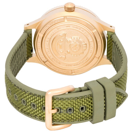 Montre homme Bulova Mil Ships Édition Spéciale 150e anniversaire, cadran vert, automatique, étanche à 200 m, référence 98A324