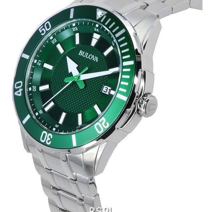 HORS Montre Homme Bulova Classic Sport Cadran Vert Quartz 98B359 100M