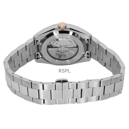 Montre Bulova Surveyor pour homme, automatique, cadran bordeaux, acier inoxydable, 98B422