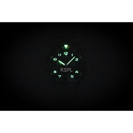 Montre de plongée Bulova Marine Star Heritage édition spéciale chronographe à quartz avec cadran noir 98B451 200 m pour homme