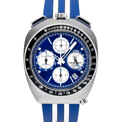 Montre homme Bulova Shelby Racer Chronograph Édition Limitée 150e Anniversaire Cadran Bleu Quartz 98B452