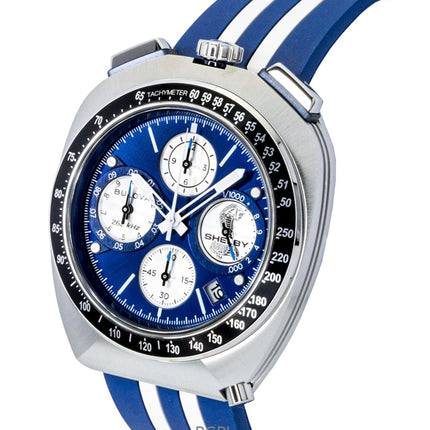 Montre homme Bulova Shelby Racer Chronograph Édition Limitée 150e Anniversaire Cadran Bleu Quartz 98B452