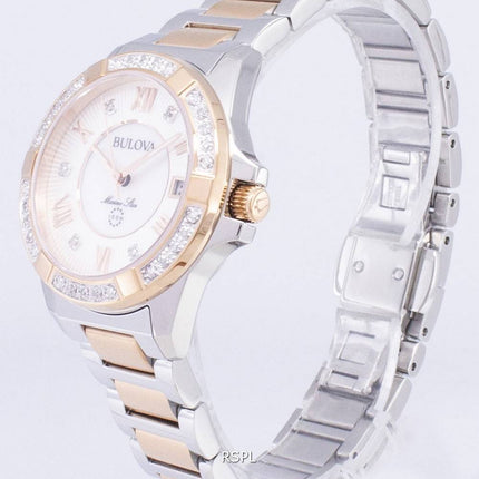 Montre Bulova Marine Star 98R234 diamant Accent Quartz féminin