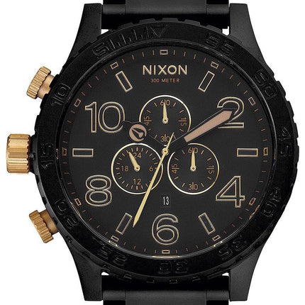 Nixon Chronograph noir mat 300M A083-1041-00 montre homme