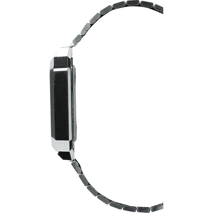 Montre pour homme Casio Vintage Digital en acier inoxydable A100WE-1A A100WE-1
