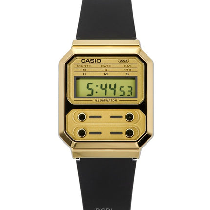 Montre Casio Vintage Digital à quartz A100WEFG-9A unisexe avec bracelet en résine