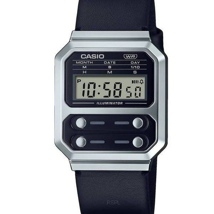 Montre pour homme Casio Vintage Youth Digital Leather Quartz A100WEL-1A A100WEL-1