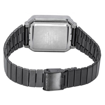 Casio Vintage Digital Bracelet en acier inoxydable Quartz A120WEGG-1B Montre unisexe