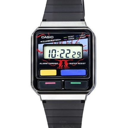 Casio Vintage Stranger Things Collaboration Digital Resin Strap Quartz A120WEST-1A Montre unisexe