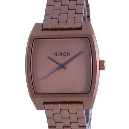 Montre Femme Nixon Time Tracker Cuivre Mat/Gunmetal Quartz A12453165 100M