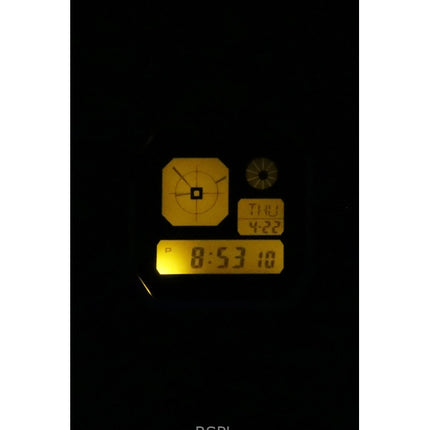 Montre Casio Vintage Digital Quartz A130WE-1A unisexe en acier inoxydable