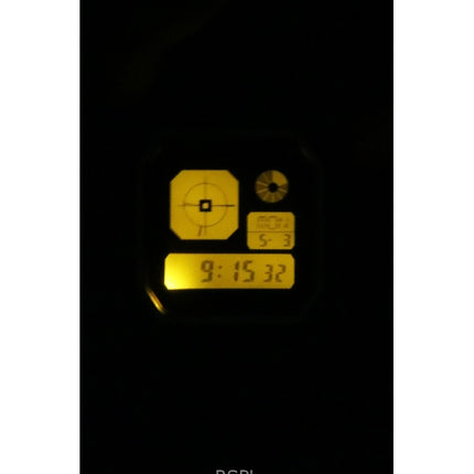 Montre Casio Vintage Digital Quartz A130WEG-9A unisexe en acier inoxydable