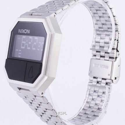 Nixon re-exécution double alarme numérique A158-000-00 montre homme