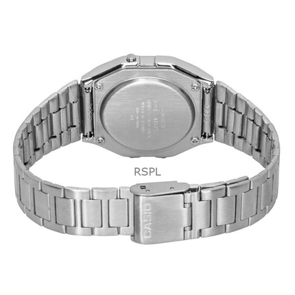 Montre Casio Vintage Digital Quartz en acier inoxydable A158WEA-1 Unisexe