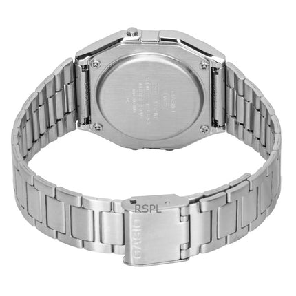 Montre Casio Vintage Digital Quartz en acier inoxydable A158WEA-7 unisexe